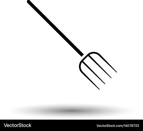 Pitchfork icon Royalty Free Vector Image - VectorStock