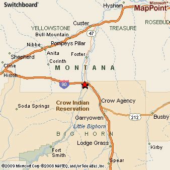 Where is Hardin, Montana? see area map & more