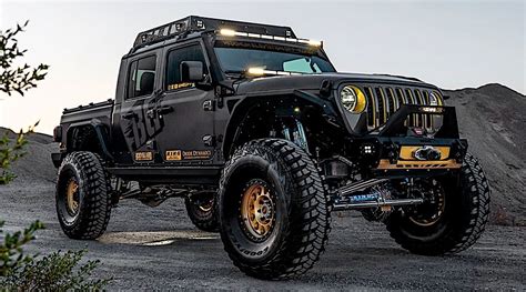 Un Jeep Gladiator animé par un moteur de Corvette