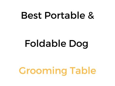 Best Dog Grooming Tables | Dog grooming, Grooming, Pet grooming