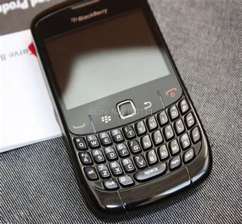 Original BlackBerry Curve 8520 mobile phone WIFI QWERTY Keyboard (black ...