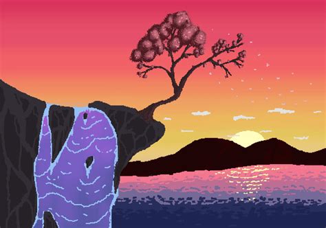 Sunset : r/PixelArt