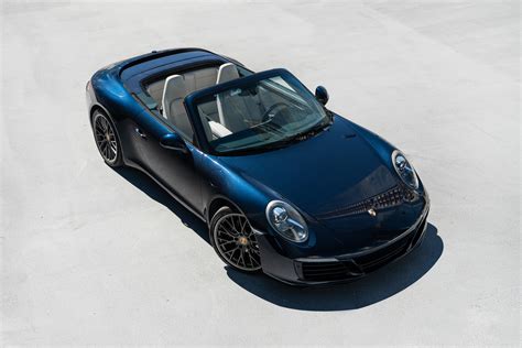 Porsche 911 Carrera Blue Rental in Miami - PLR