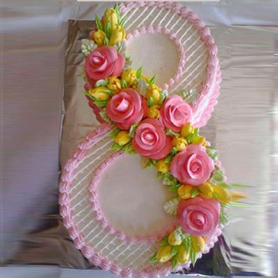 Number Eight Shape Theme Cake Delivery Chennai, Order Cake Online ...