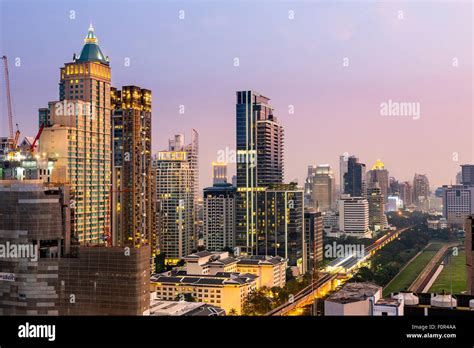 Thailand, Bangkok Skyline Stock Photo - Alamy