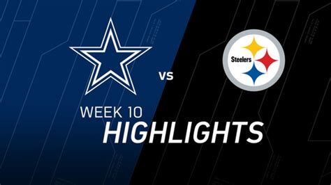 HIGHLIGHTS: Cowboys vs. Steelers