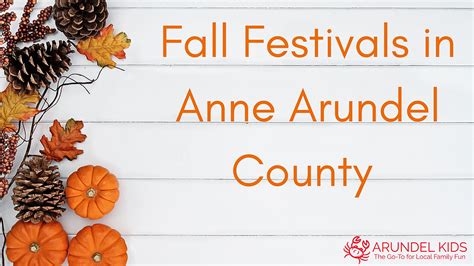 Fall Festivals in Anne Arundel County