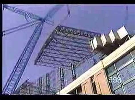 July 14, 1999, a crane known as "Big Blue" collapses while building Milwaukees ballpark, killing ...