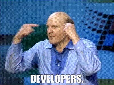 YARN | Developers. | Steve Ballmer at .NET presentation: Developers ...