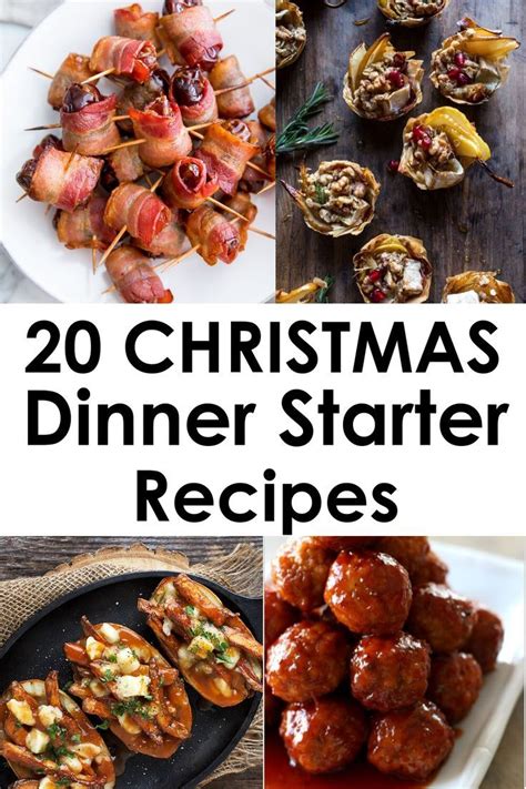 20 Easy Christmas Dinner Starters | Christmas food dinner, Christmas dinner starters, Easy ...