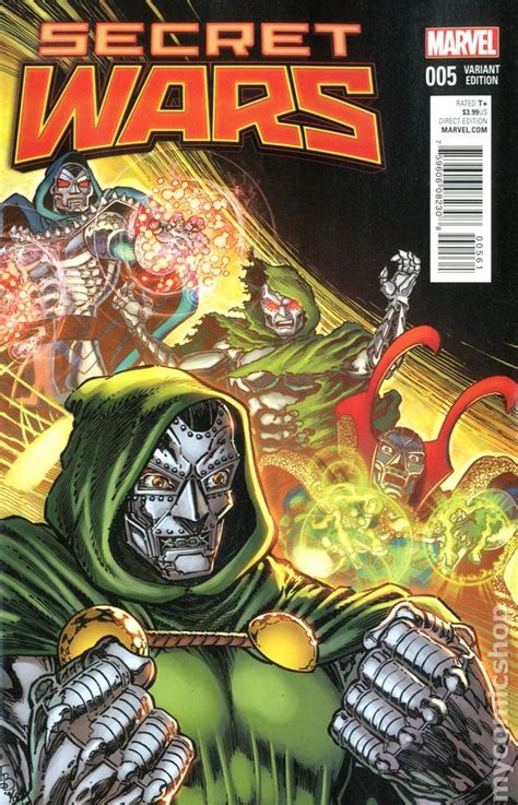 Secret Wars (2015 3rd Series) 5E | Marvel comics covers, Marvel comic ...