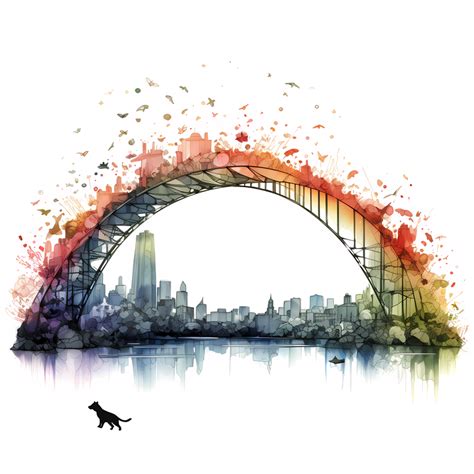 Rainbow Bridge,Others PNG Clipart - Royalty Free SVG / PNG