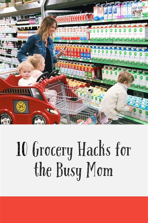 10 Grocery Hacks for the Busy Mom | Grocery hacks, Busy mom, Mom