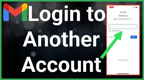 How To Login To Another Gmail Account On Mobile - YouTube