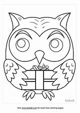 Free Christmas Owl Coloring Page  Printables Kidadl sketch template