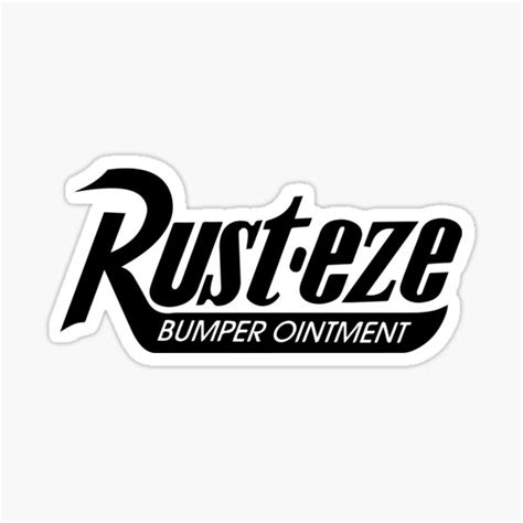 "Rust-eze Logo Solid " Sticker for Sale by Designbydjd | Redbubble