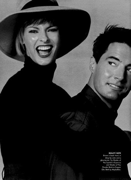 Linda Evangelista & Kyle MacLachlan for Vogue US, November 1996 by ...