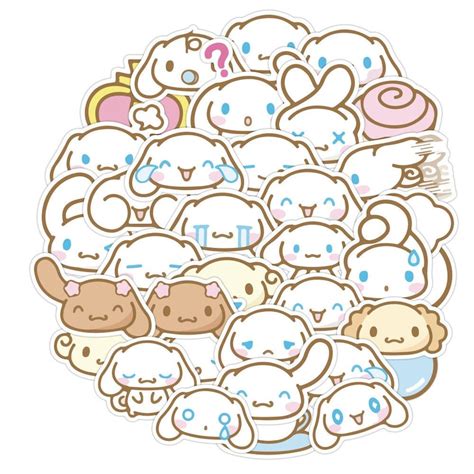 40 PCS Cinnamoroll Sticker Pack Kawaii Sticker Journaling - Etsy