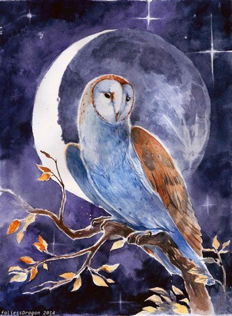 Owl's moon by faliessDragon.deviantart.com on @DeviantArt Owl Quilt ...