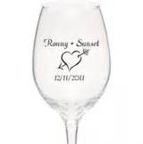 Wedding Wine Glass Designs, Custom Wedding Wine Glass Designs, Printed Wedding Wine Glass ...