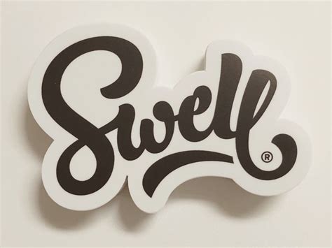 Swell Stickers | Lettering, Lettering design, Typography inspiration