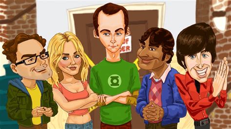 The Big Bang Theory HD Wallpaper: Iconic Characters Unite