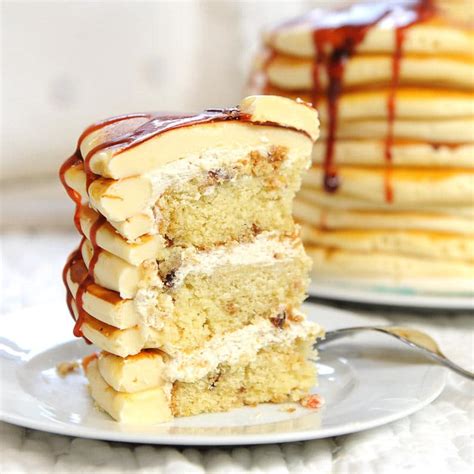 Pancake Cake + Pancake Flavored Cake Recipe | Sugar Geek Show