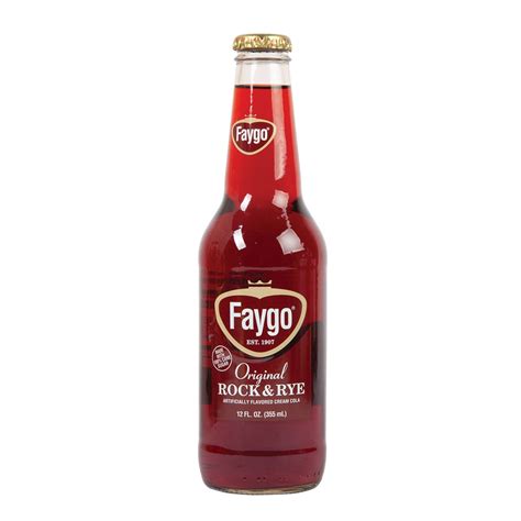 Faygo Rock & Rye Soda 6 Pk 12 Oz Bottle | Nassau Candy