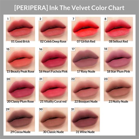 [peripera] Ink The Velvet-4g | New color, Matt finish, Matte tint - Korea Skin Mall