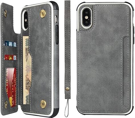 Amazon.com: iCoverCase iPhone Xs Max Wallet Case, iPhone Xs Max Case ...