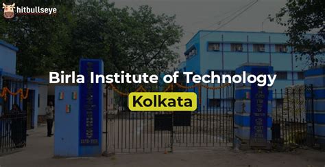 Birla Institute of Technology, Kolkata - Admissions, Eligibility Criteria and Courses