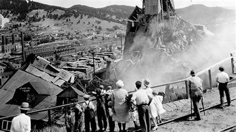 Homestake Gold Mine's Ellison Shaft Fire - Lead, SD, 1930