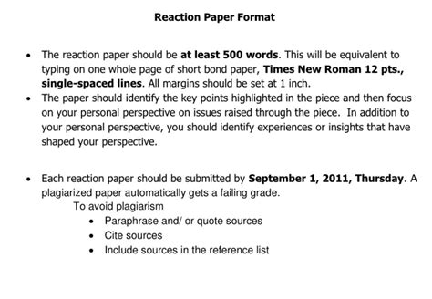 👍 How to start a reaction paper. How to Make a Reaction Paper Paragraph. 2019-02-25