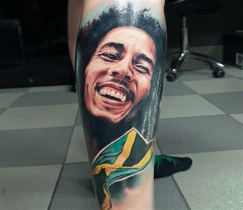 Bob Marley tattoo by Marek Hali | Post 27031