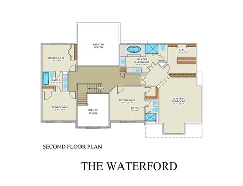 Waterford Floor Plan - Custom Builder Jefferson County WV