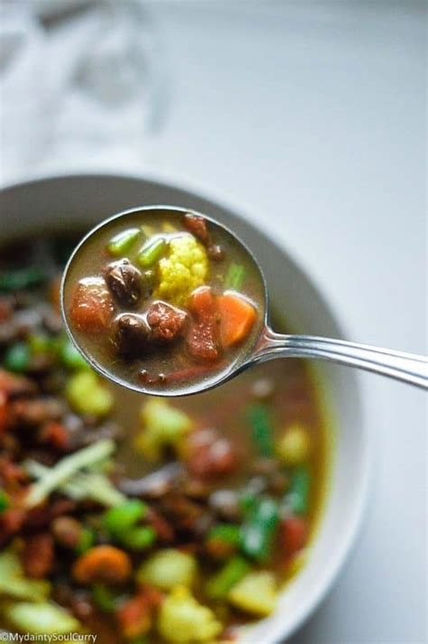 Kala Chana Soup - My Dainty Soul Curry