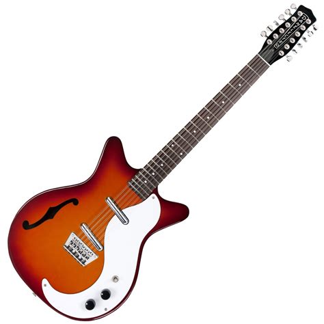 Danelectro DC59 12 String Electric Guitar, Cherry Sunburst at Gear4music