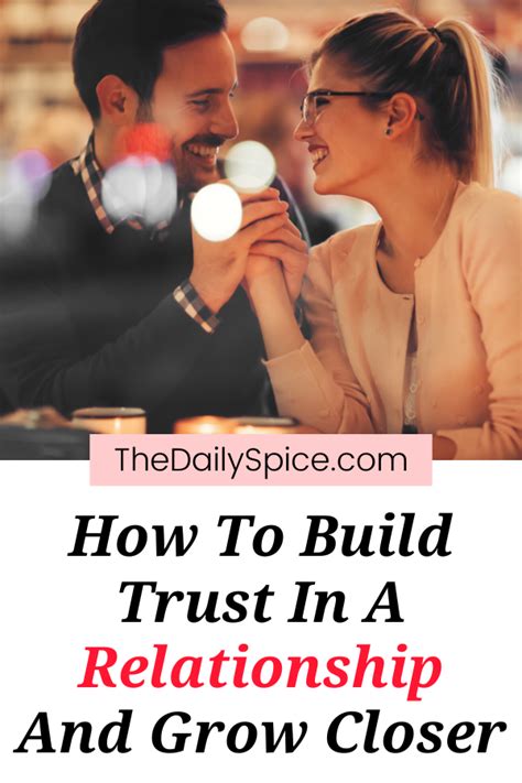 10 Ways To Build Trust In A Relationship - The Daily Spice