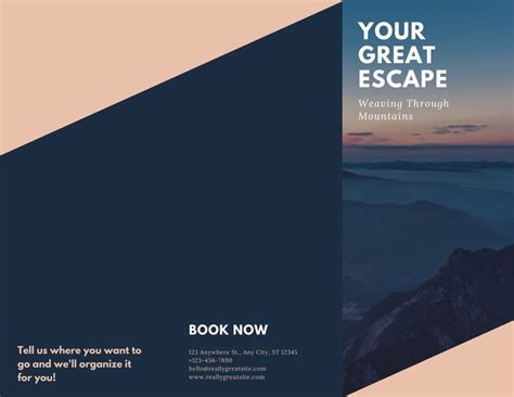 Free, printable, customizable travel brochure templates | Canva