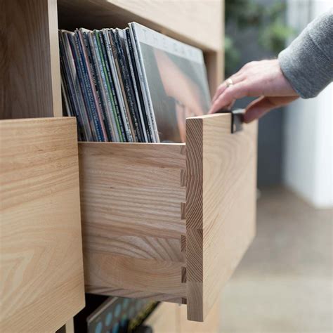 Dovetail Joint Detail | Vinyl storage, Record storage cabinet, Vinyl ...