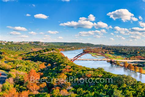 Fall Colors at Austin 360 Bridge