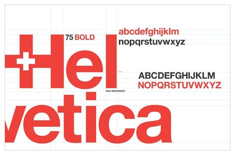 Helvetica is a widely used sans-serif typeface developed in 1957 by Swiss typeface designer Max ...