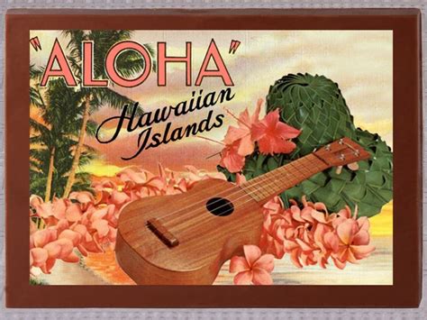 #postcard from Hawaiian Islands | Vintage Travel Postcards | Pinterest | Honey, Products and ...