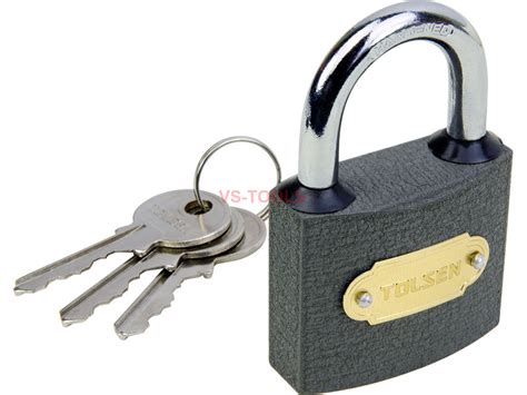 50mm Heavy Duty Cast Iron Padlock Outdoor Safety Security ...