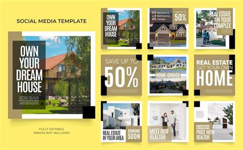 Premium Vector | Social media template banner house architecture service promotion fully ...