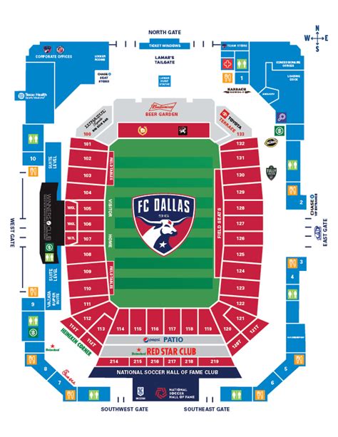 Fc Dallas Stadium Seating Chart - Stadium Seating Chart