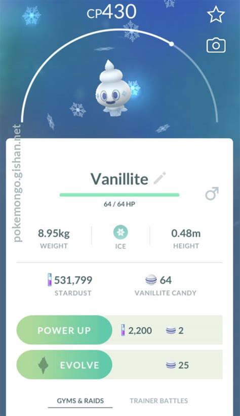 Vanillite - Pokemon Go