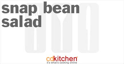 Snap Bean Salad Recipe | CDKitchen.com