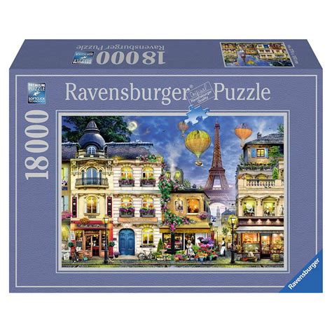 Puzzle 18000 peças Passeio em Paris - Ravensburger - Importado - lojagrow