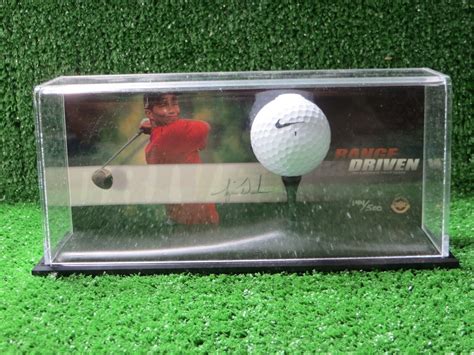 Tiger Woods Autographed Signed Commemorative Card Range Driven Golf ...